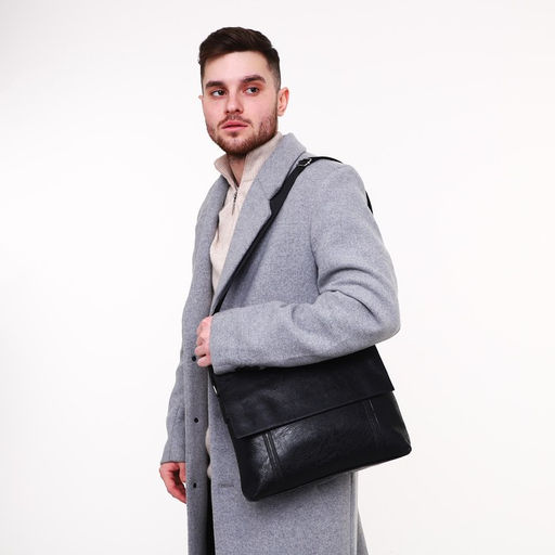 Сумка мужская, цвет черный - Simaland фото 7