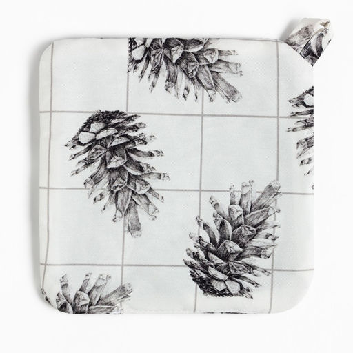 Прихватка Этель Merry Christmas 19х19см,100% х/л, ватин 250г/м2  фото 2