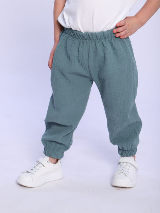 БР004 Брюки Муслин (фисташковый) - Милаша фото 5