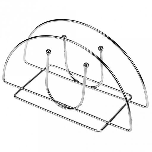 Салфетница хромированная U 6х13х7,5см (Китай)