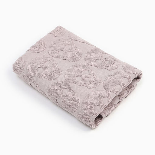 Полотенце махровое Love Life "Sculls" 50*90 см, светло-розовый, 100% хл, 450 г/м²