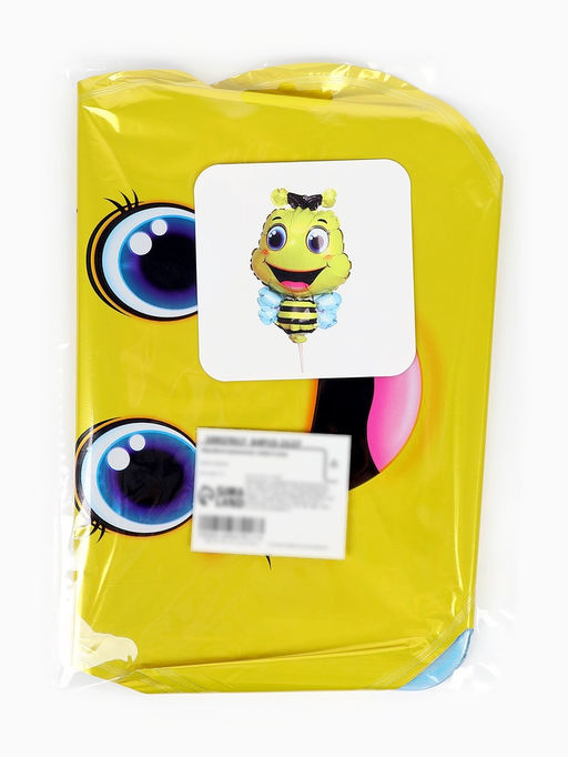 Цена за 2 шт. Воздушный шар фольгированный 12" "Пчела", набор 5 штук