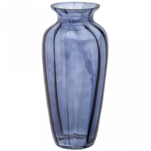 Ваза для цветов стеклянная "Мальвина" 6л, д17,5см, h35см, малая, большая, "Черничный Прованс" (Россия)