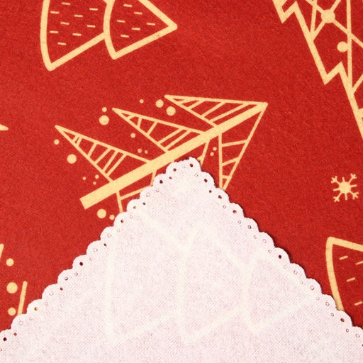 Плед флисовый новогодний Этель. Ёлочки, 100?150 см, флис, пл. 160 г/м?