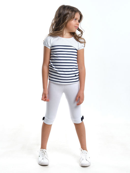 Футболка для девочки UD 0737 белый - Mini maxi фото 7