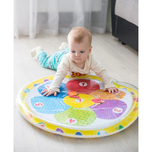 Развивающий водный коврик Цветик, 65x65 см, Крошка Я  фото 3