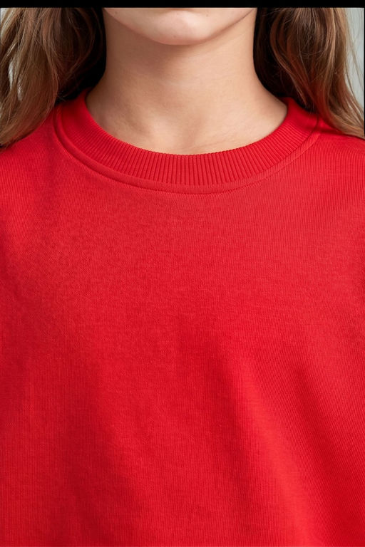 Relaxed Fit Sweatshirt K_z _ocuk - Defacto фото 5