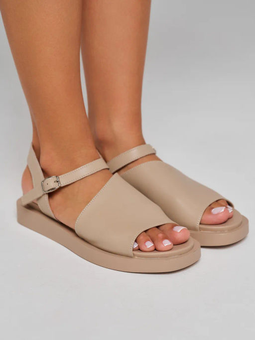 Сандалии женские бежевые, н/к DL-S24-LM3-3165-021 - SOFIT фото 5