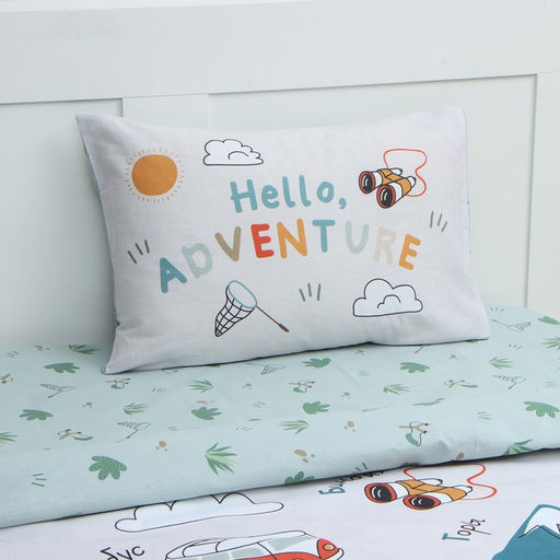 Постельное бельё Этель 1,5 сп Hello, adventure, 143х215 см, 150х214 см, 50х70 см -1 шт, 100% хл, бязь  фото 2