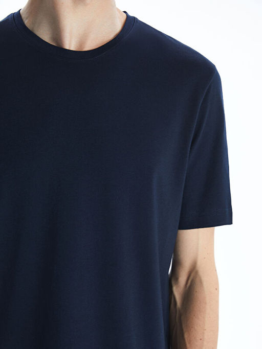 Bisiklet Yaka Penye Erkek Ti??rt