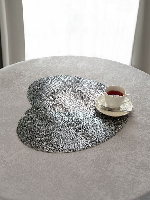 Набор салфеток сервировочных 45x32, 2 шт черный ПВХ - Denastia фото 2