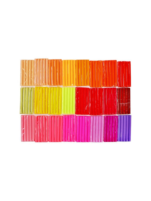 Набор глина полимерная запекаемая Calligrata, 42 по 20 г (50 брусков), с аксессуарами, в кейсе