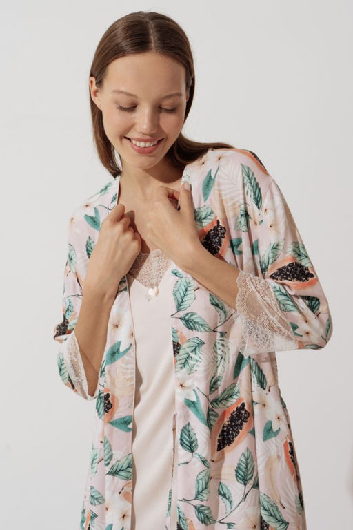 ПЕНЬЮАР ЖЕНСКИЙ арт. 4108W-76023.1H-051 - Almando melado фото 2