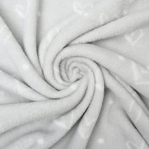 Плед Этель. Сердечки, 180?200 см, корал-флис  фото 11