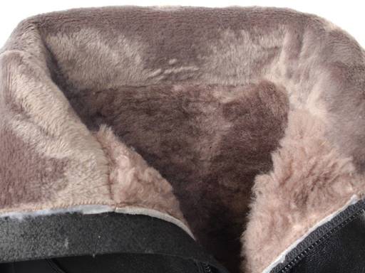 04-M3-1492 BLACK Ботинки зимние женские (натуральная кожа, натуральный мех) - Фабричный китай фото 8