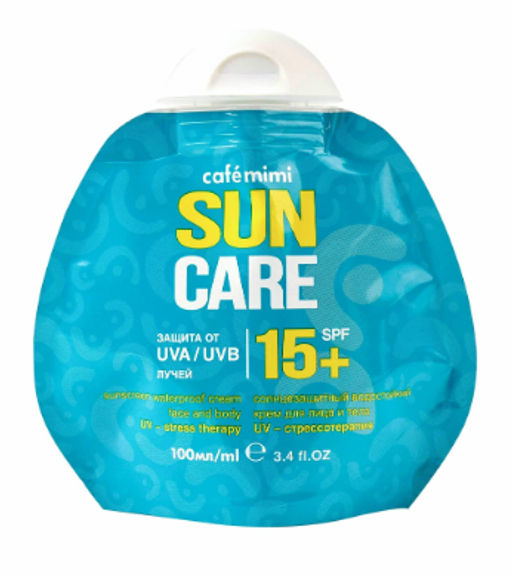 КАФЕ КРАСОТЫ le Cafe Mimi С.СОЛНЦЕ Крем SPF+15 водостойк.д/лица и тела солнцезащит.100мл мягк.упак