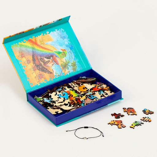 Пазлы фигурные Призрачный мираж с кулоном на руку, 126 деталей - Puzzle фото 2