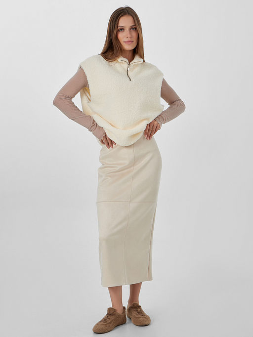 Юбка женская бежевая - Mark formelle фото 5