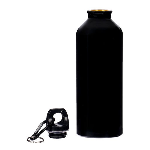 Бутылка для воды, 500 мл, корпус из алюминия, пластик, черная - Simaland фото 4