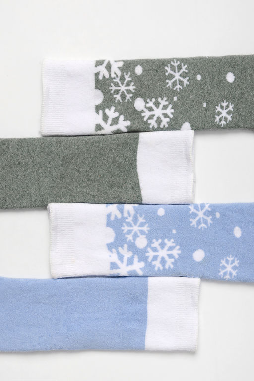 Цена за 6 пар. Гольфы Снежинка детские