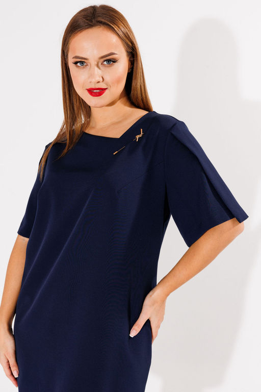 Платье SOVA 11216S-Р темно-синий - Mira fashion фото 280
