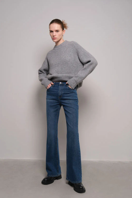 Светло-синие джинсы Bootcut - Incity фото 8