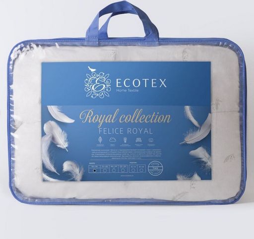 -15% Одеяло 200х220 натуральный гусиный пух Lux Феличе Royal