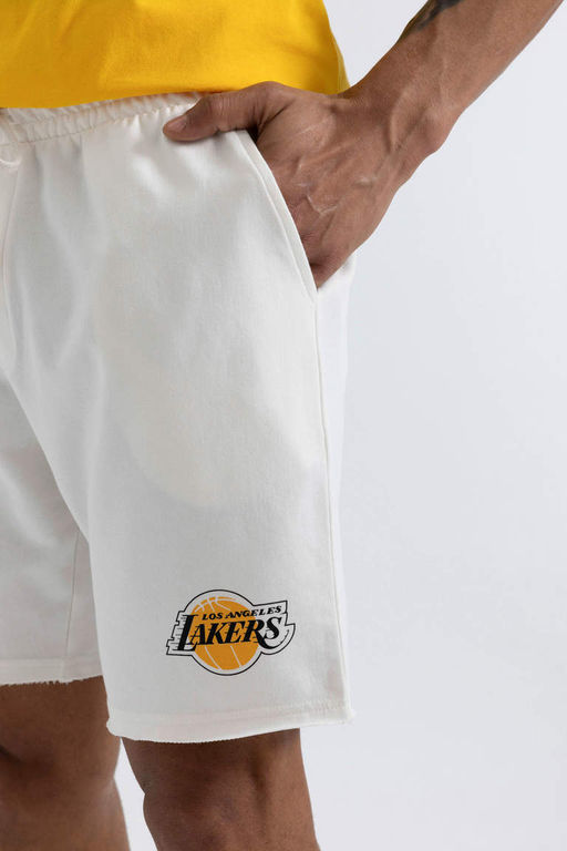 DeFactoFit Короткие шорты оверсайз NBA Los Angeles Lakers  фото 4