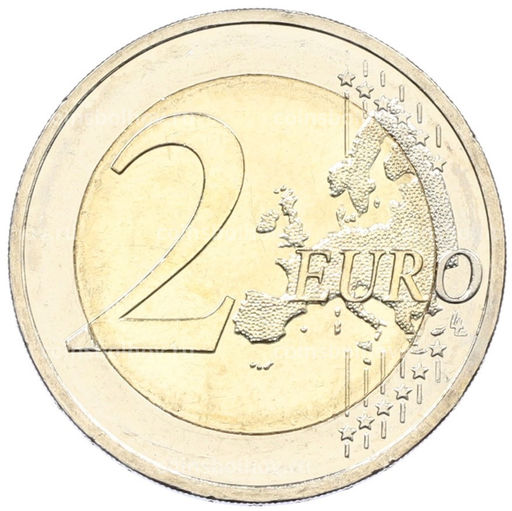 Монета 2 евро 2025 года D Германия 35 лет объединению Германии