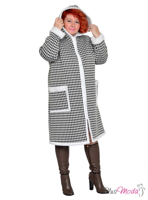 Жакет-пальто Модель №1787 размеры 44-84 - Plusmoda фото 5