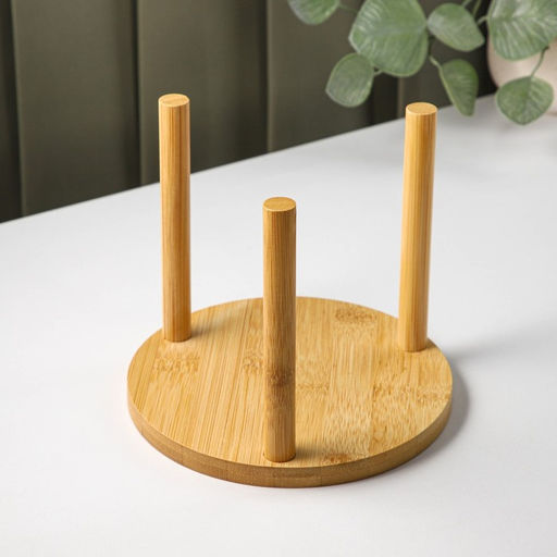 Набор салатников на подставке Вирго, 330 мл, d=12.5 см, 6 шт., стекло - Simaland фото 3