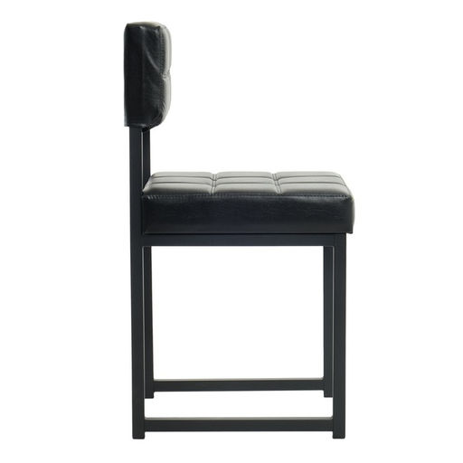 Стул для кухни «Клик Мебель. Лофт 3», искусственная кожа, цвет чёрный