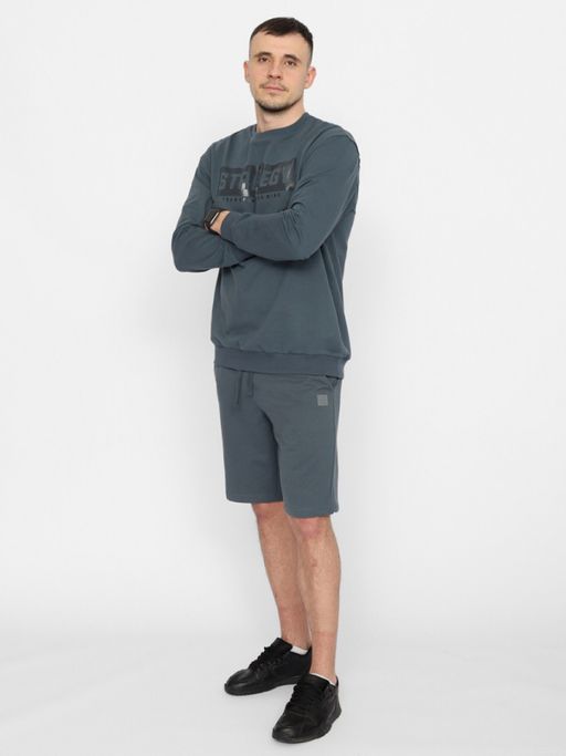 CRB wear / FSMM 60238-48 Джемпер мужской,темно-серый/Ex.Cherubino