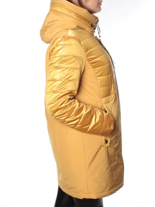 BM-807 YELLOW Куртка демисезонная женская АЛИСА (100 гр. синтепон) - Фабричный китай фото 4