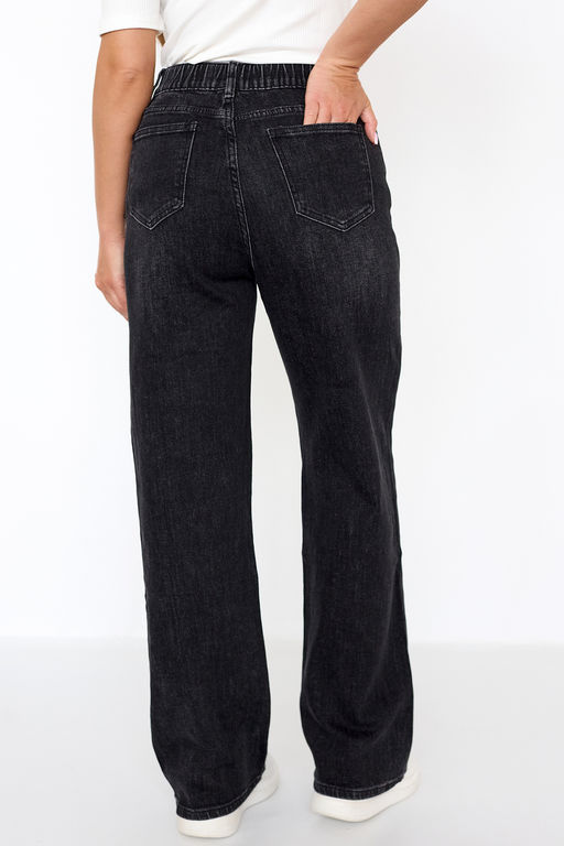 Джинсы трубы женские