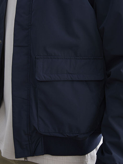 Standart Kal?p Dik Yaka Erkek Mont