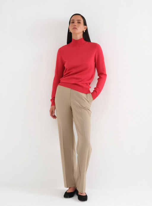 Conso/KTL 230634 - red melange Водолазка женская фото 4