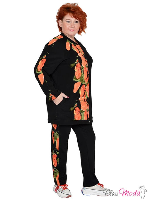 Толстовка Модель №1417 размеры 44-84 - Plusmoda фото 9