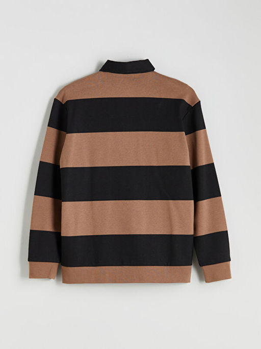 Polo Yaka Erkek Sweatshirt