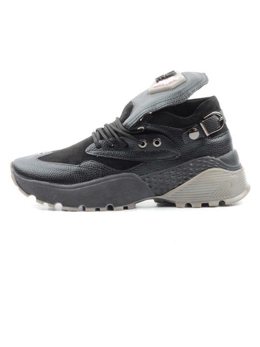 05-B5-47 BLACK Кроссовки женские (искусственные материалы) - Фабричный китай фото 12