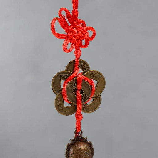 Цена за 2 шт. Колокольчик и 7 монет бронза d=2,4 см - Simaland фото 2