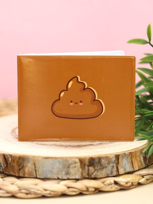 Обложка для студенческого Cute poop, плотность 600 мкм