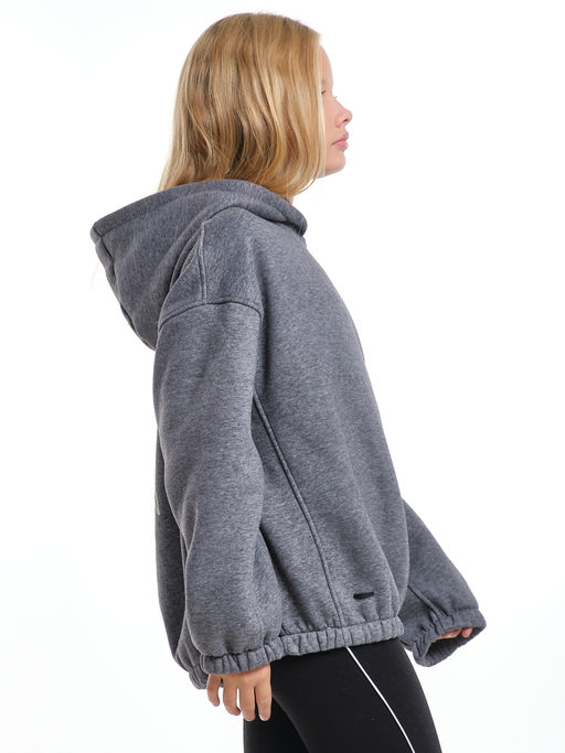 Худи one size с начесом удлиненное с капюшоном спортивное UD 8015 салатовый - Mini maxi фото 15