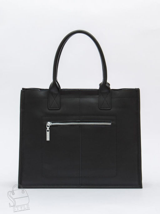 Сумка женская кожаная 1036L black Polina&Eiterou