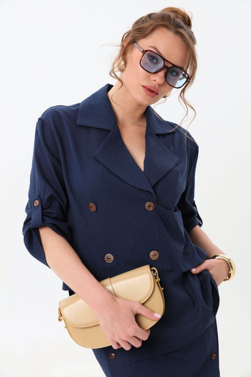 Жакет NIKVA н973-1 индиго фото 3