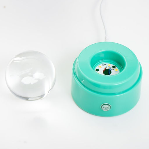 Фигурка светящаяся RISALUX Шар, LED-ночник, USB, АКБ, 9?9?11 см, МИКС