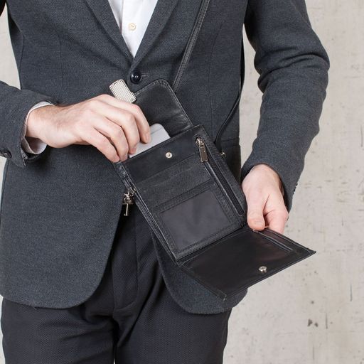 Небольшая сумка для документов Tormarton Black - Lakestone фото 8