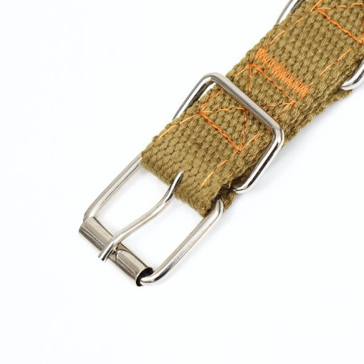 Ошейник брезентовый двухслойный, 52 х 2 см, песочный - Пижон фото 5