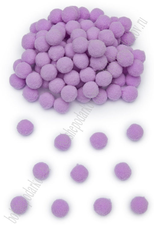 Помпоны Premium 1,3-1,5 см (200 шт) SF-3308, сиреневый №26