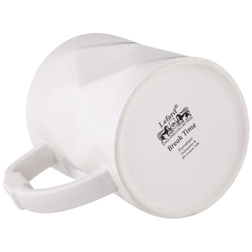 КРУЖКА BREAK TIME 390 МЛ БЕЛАЯ - Lefard фото 4
